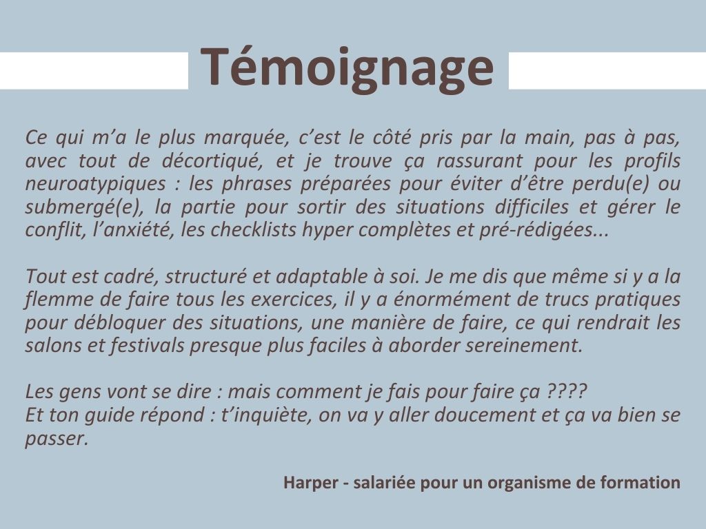 Formation guidée : Vendre son livre en salons et festivals