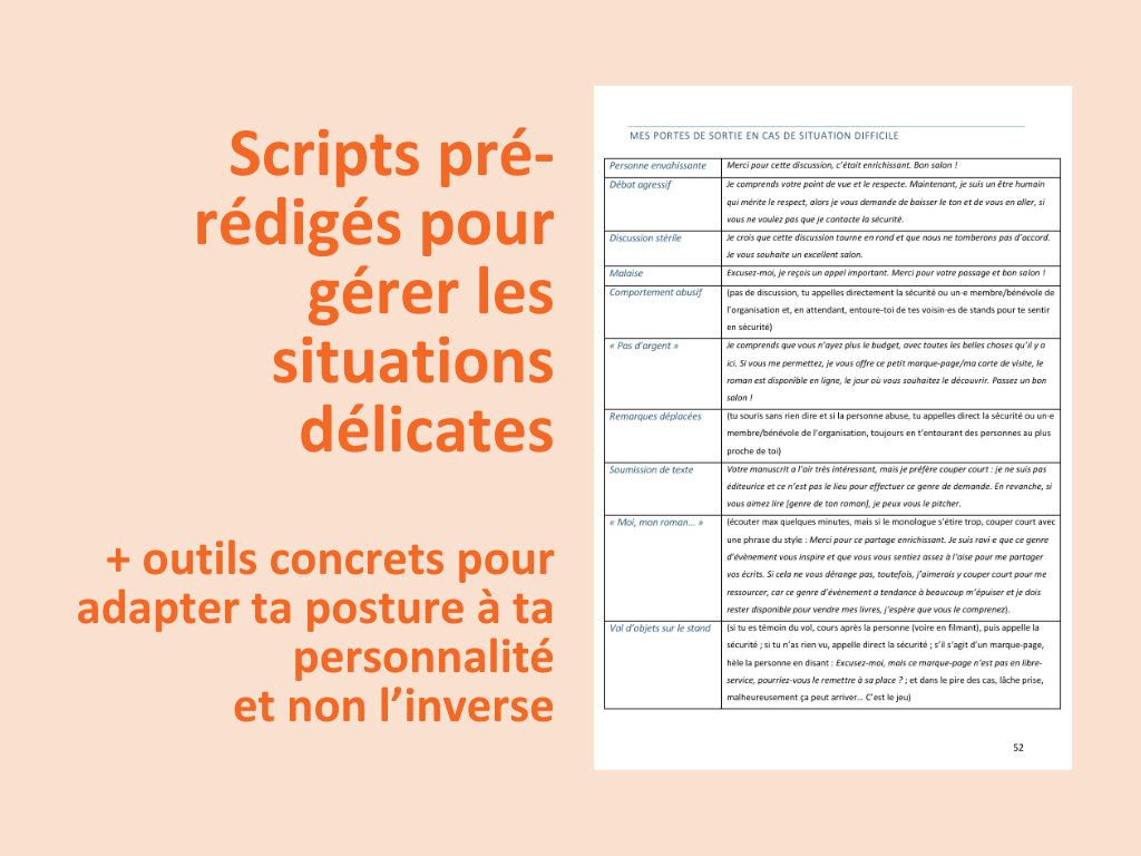 Formation guidée : Vendre son livre en salons et festivals